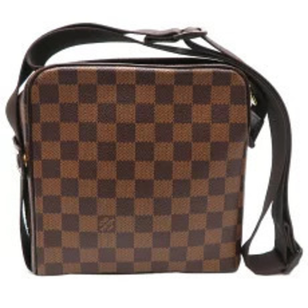 Louis Vuitton Damier Shoulder Bag Olaf Brown